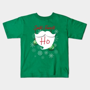 santas favorite ho with snowflakes Kids T-Shirt